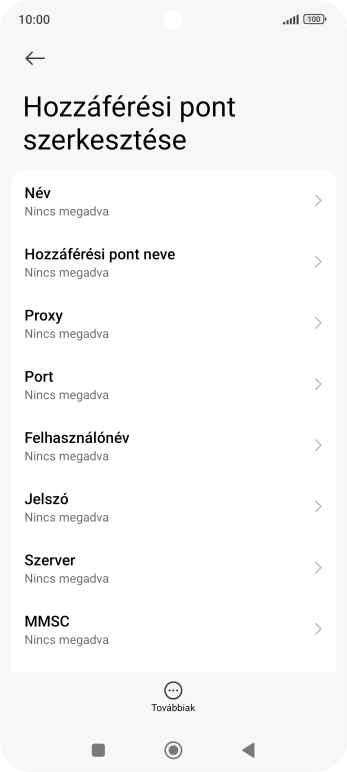 Válaszd a Név lehetőséget.
