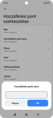 Amennyiben előfizetésed van, írd be azt, hogy internet.vodafone.net, és válaszd az OK lehetőséget.