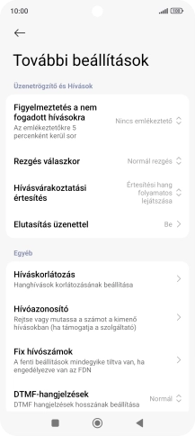 Válaszd a Hívóazonosító lehetőséget.