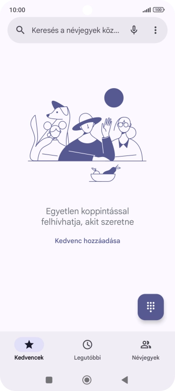 Kattints a menü ikonra.