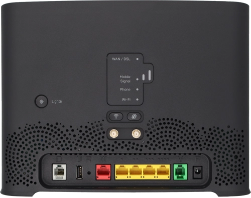 Image 2: Telstra Smart Modem 4 in Black Back