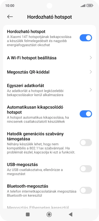 A befejezéshez, és ahhoz, hogy visszatérhess a főképernyőhöz, nyomd meg a főgombot.