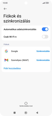 A befejezéshez, és ahhoz, hogy visszatérhess a főképernyőhöz, nyomd meg a főgombot.