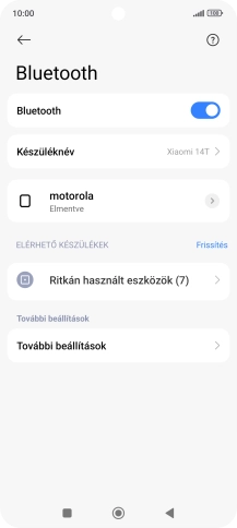 A befejezéshez, és ahhoz, hogy visszatérhess a főképernyőhöz, nyomd meg a főgombot.