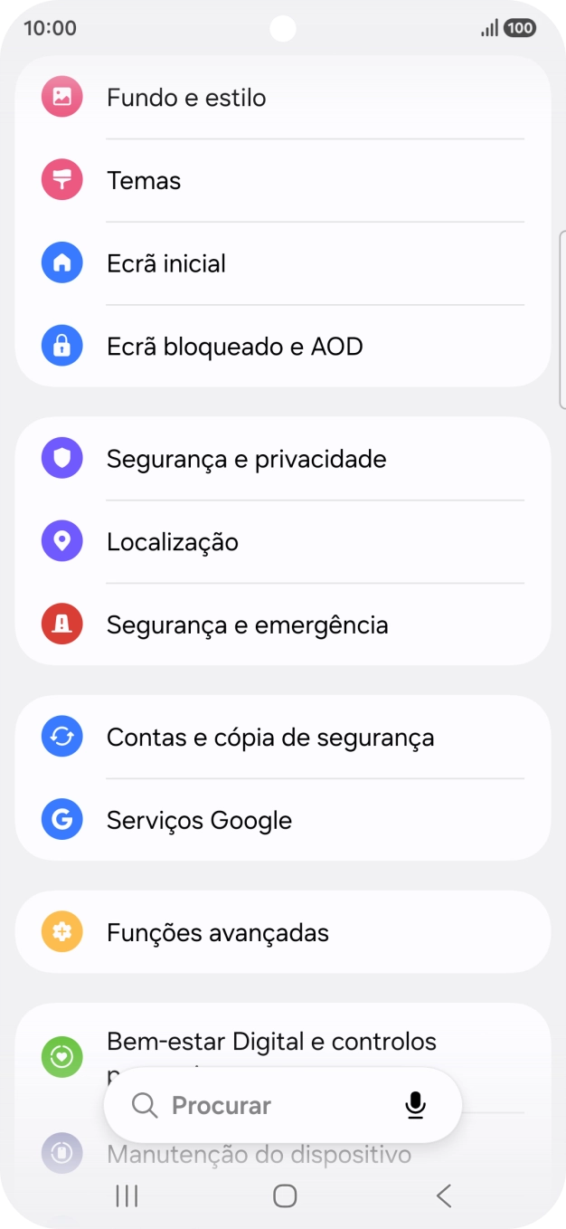 Prima Segurança e privacidade.