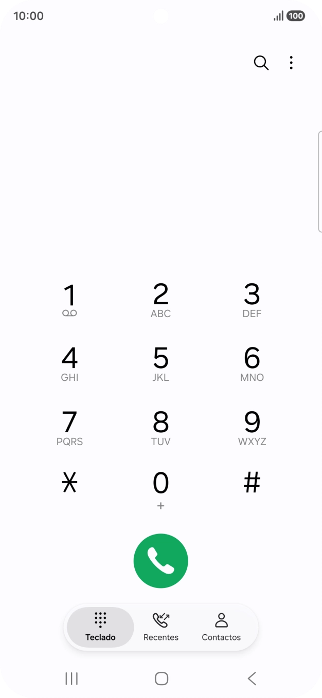 Prima o ícone de menu.