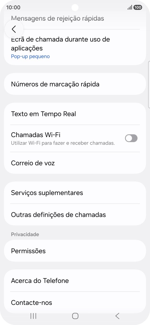 Prima Correio de voz.