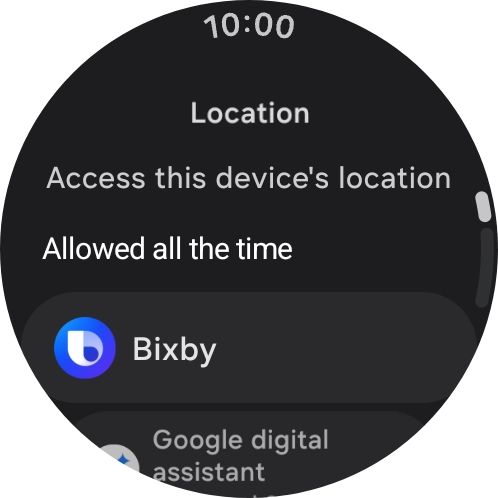 Press the required app.
