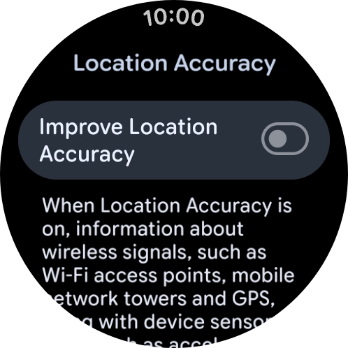 If you press the indicator next to 