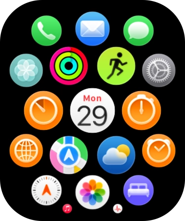 Press the email icon.