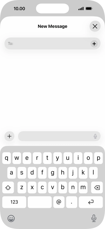 Press the add icon. Press the add icon.