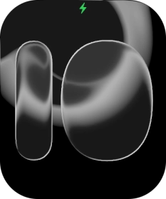 When the battery charging icon is displayed, charging is in progress.