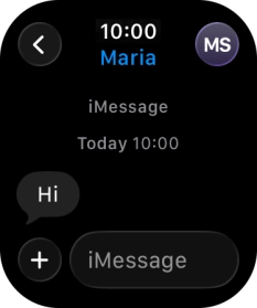 Press iMessage.