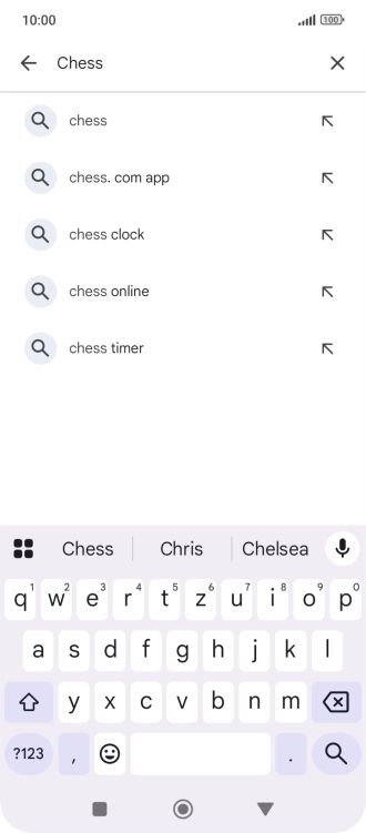 Írd be a keresett alkalmazás nevét vagy kategóriáját, és kattints a keresés ikonra.