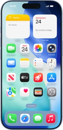 Image 1: Front view of the Apple iPhone 17