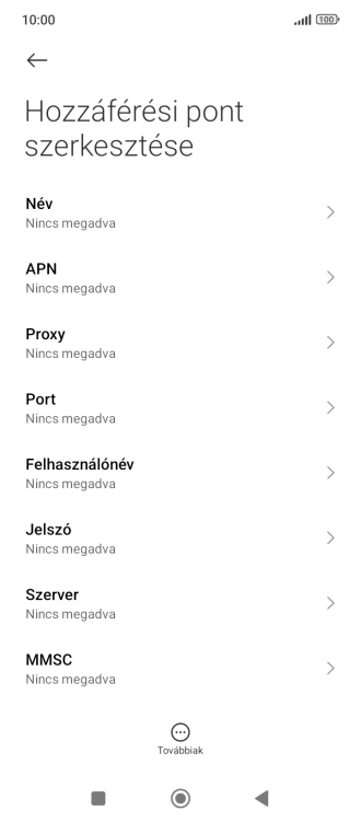 Válaszd a Név lehetőséget.