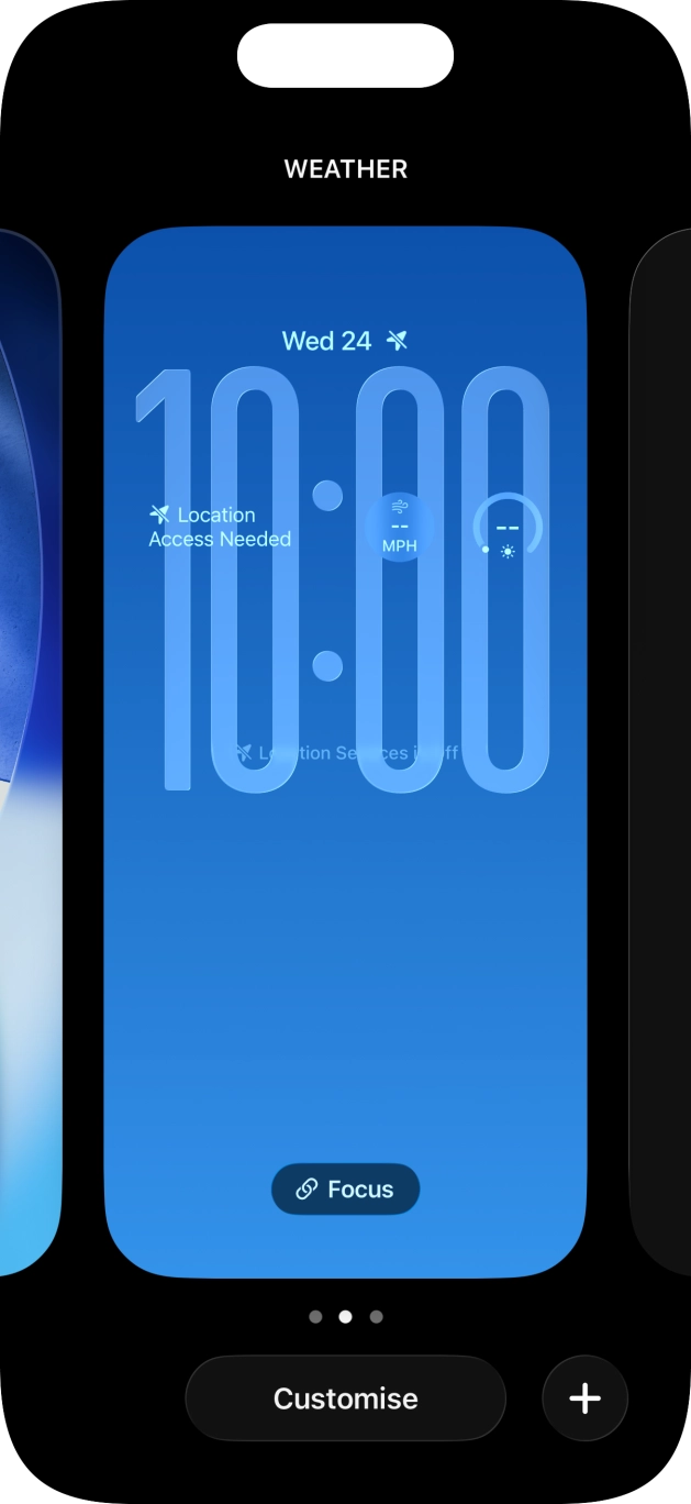 Press Focus. Press Focus.