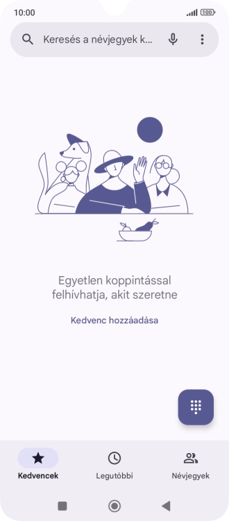 Kattints a menü ikonra.