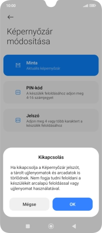 Válaszd az OK lehetőséget.