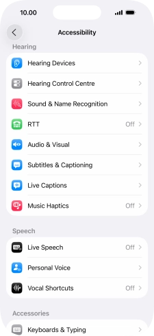 Press the required category below 