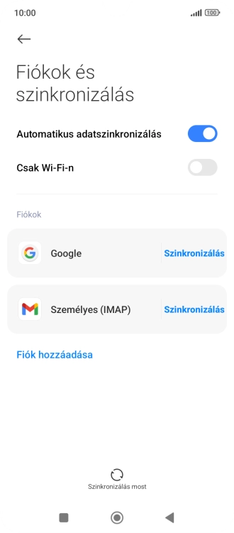 A befejezéshez, és ahhoz, hogy visszatérhess a főképernyőhöz, nyomd meg a főgombot.