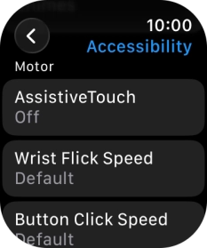 Press the required category below 'Motor' and follow the instructions on the screen to select the required settings.