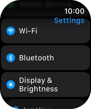 Press Wi-Fi.
