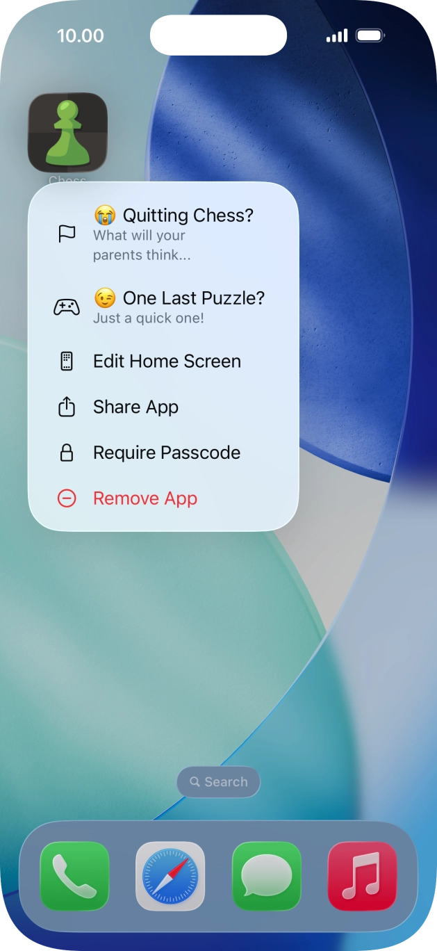 Press Require Passcode.