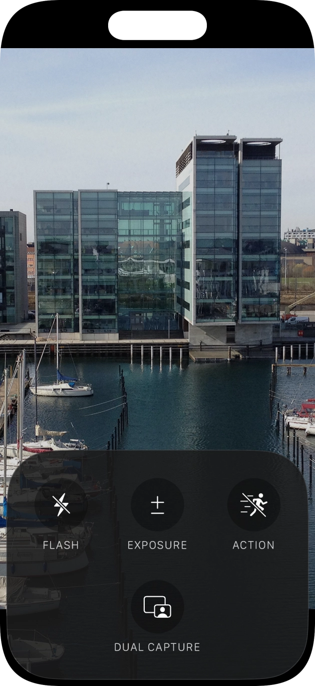 Press DUAL CAPTURE. Press DUAL CAPTURE.