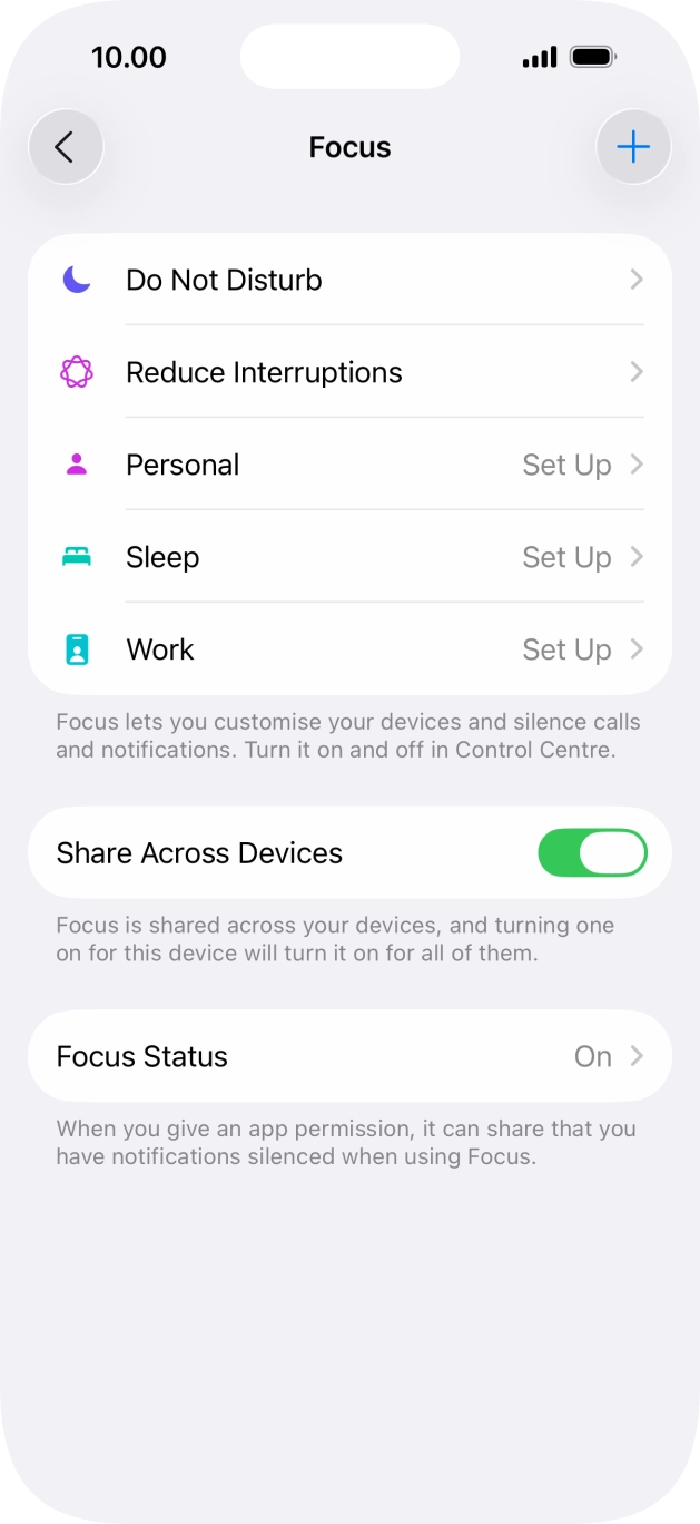 Press Do Not Disturb. Press Do Not Disturb.