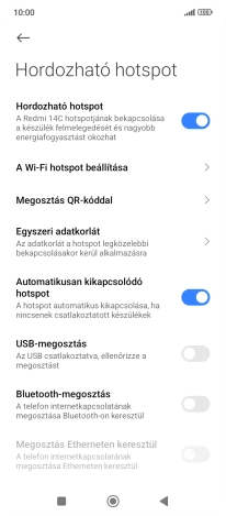 A befejezéshez, és ahhoz, hogy visszatérhess a főképernyőhöz, nyomd meg a főgombot.