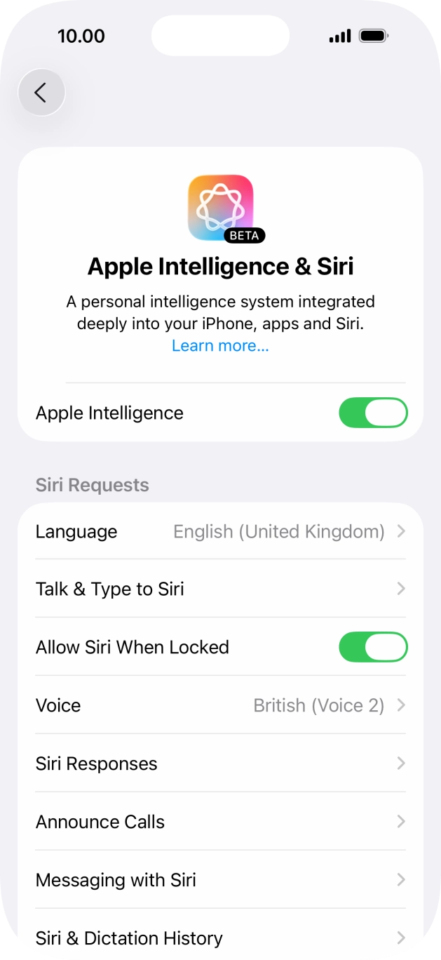Press Talk & Type to Siri. Press Talk & Type to Siri.
