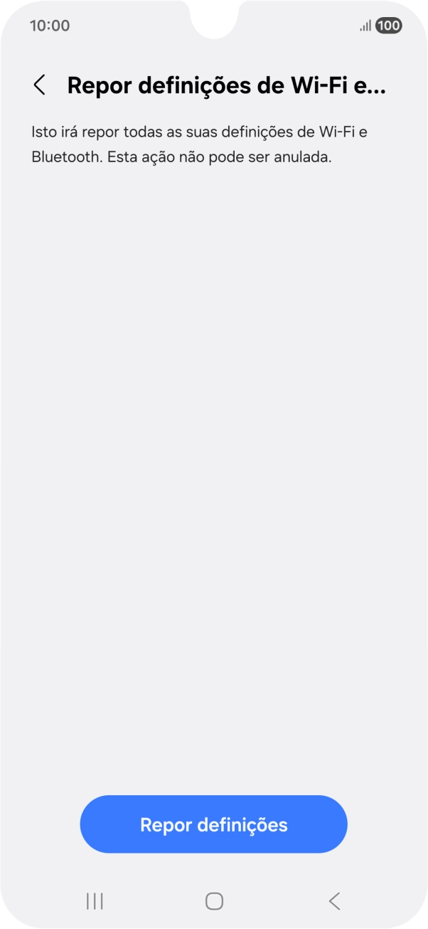 Prima Repor definições.