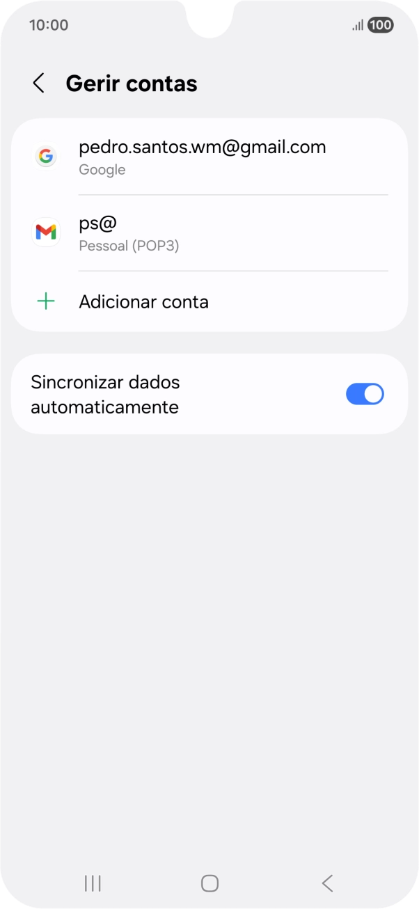 Prima a tecla de início para terminar e voltar ao ecrã inicial.