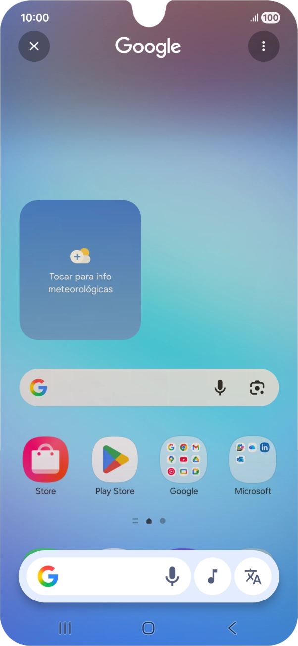 Prima o ícone de música para utilizar os resultados.