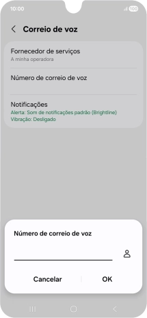 Introduza 123 e prima OK.