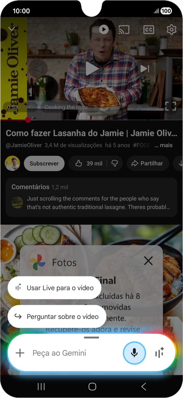 Prima Perguntar sobre o vídeo.
