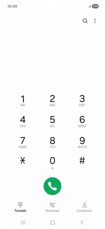 Prima o ícone de menu.