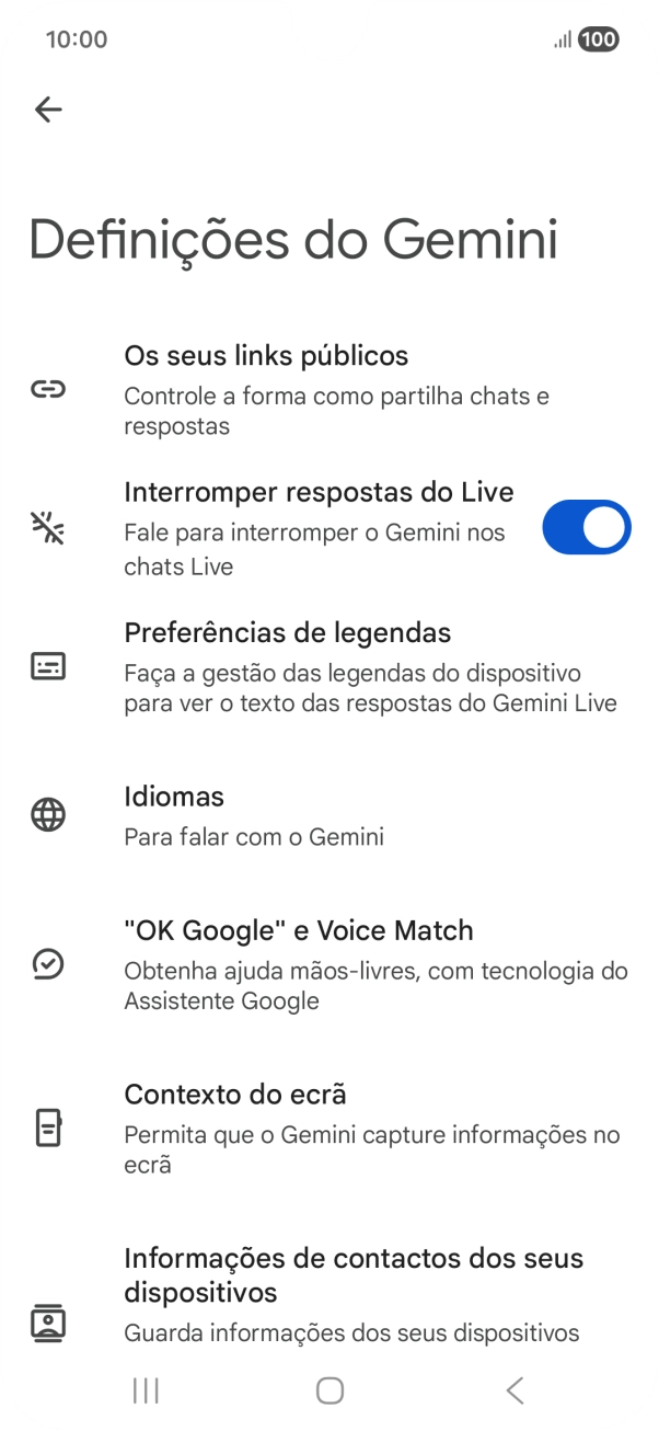 Siga as indicações no ecrã para escolher as definições pretendidas.