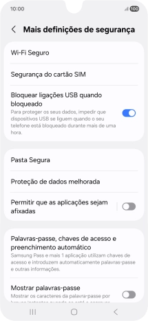 Prima Segurança do cartão SIM.