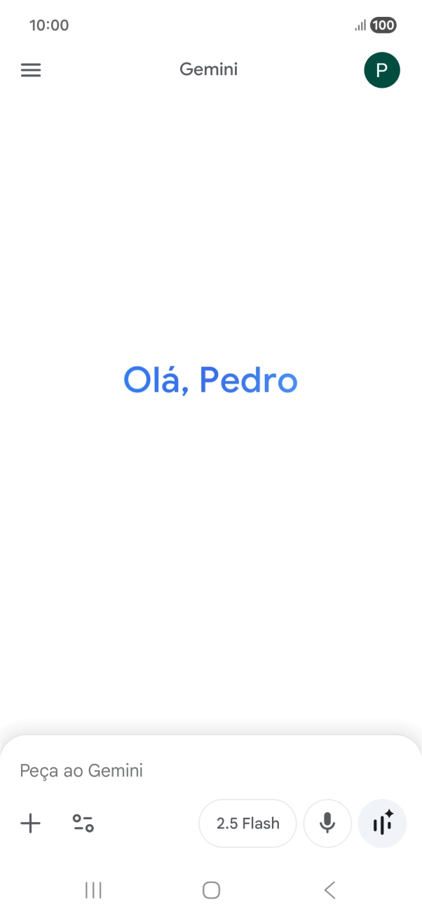 Prima o ícone de perfil.