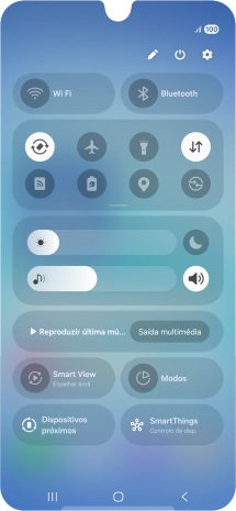 Prima o ícone de definições.