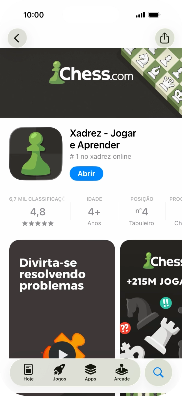 Para voltar ao ecrã inicial, deslize o dedo de baixo para cima a partir da base do ecrã.