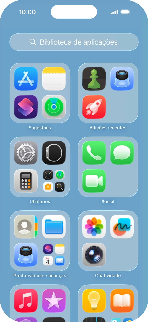 Prima a app pretendida.