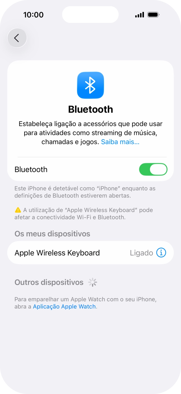 Para voltar ao ecrã inicial, deslize o dedo de baixo para cima a partir da base do ecrã.