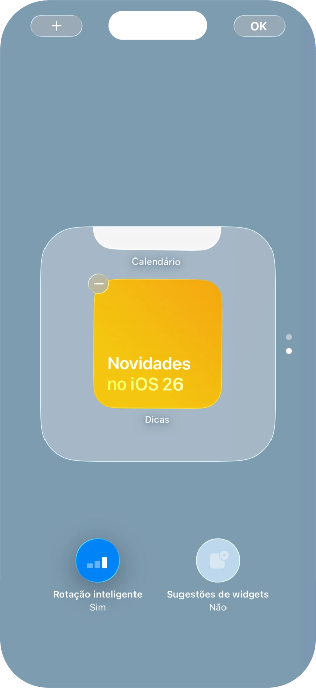Prima Rotação inteligente para ativar ou desativar a função.