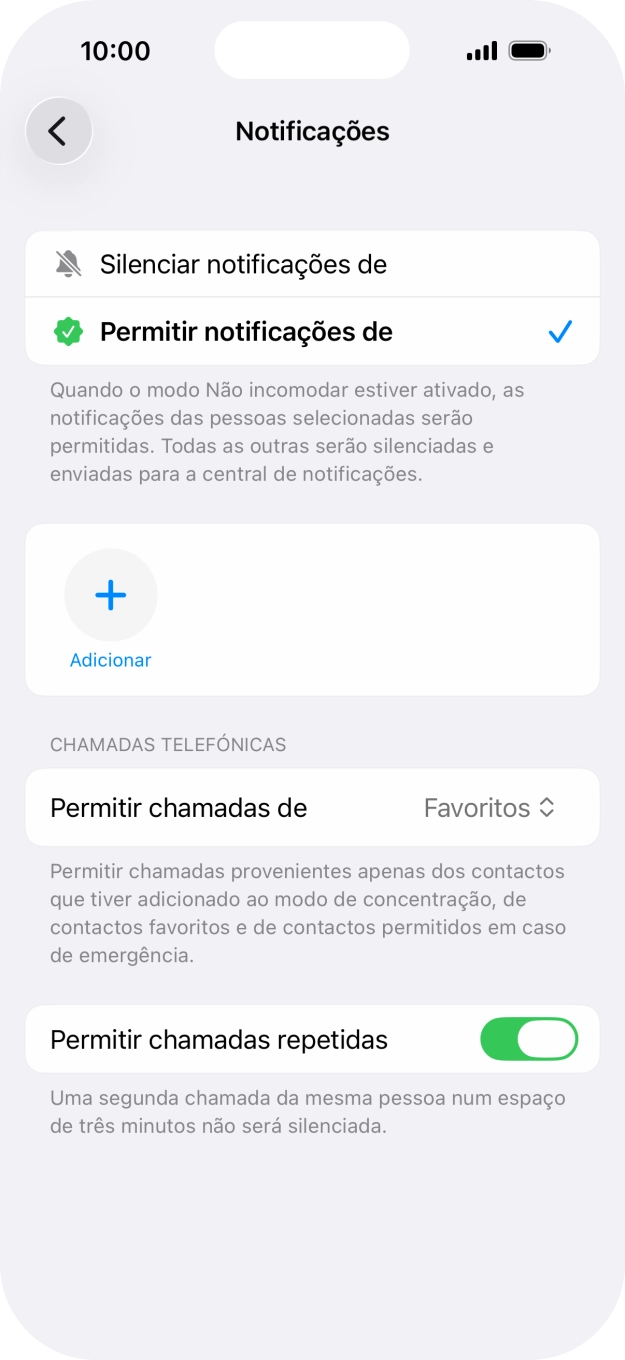 Prima a seta para a esquerda.