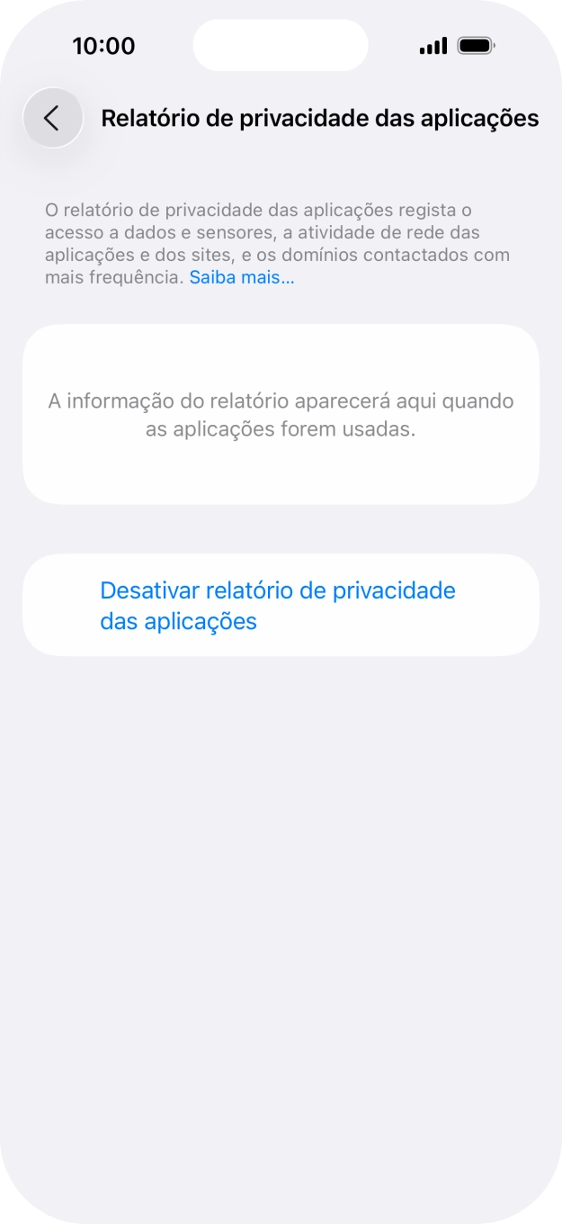 Para voltar ao ecrã inicial, deslize o dedo de baixo para cima a partir da base do ecrã.