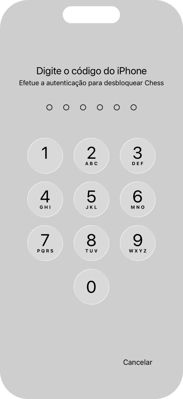 Utilize o código de bloqueio de telefone que criou. A app já não está bloqueada.