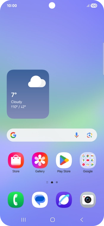 Slide your finger downwards starting from the top right side of the screen. Slide your finger downwards starting from the top right side of the screen.